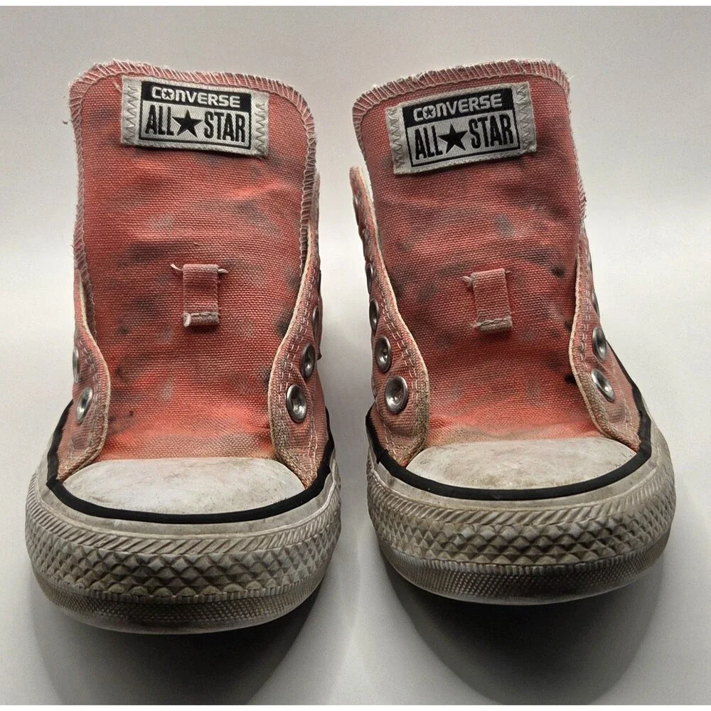 Converse Chuck Taylor Pink Canvas Low Shoes Beaters 142378F Men 5 Women 7
